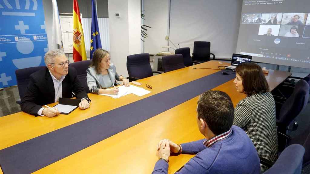 Un momento de la reunión celebrada en Vigo.