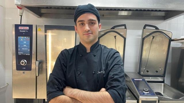 El joven cocinero Jacobo Diz.