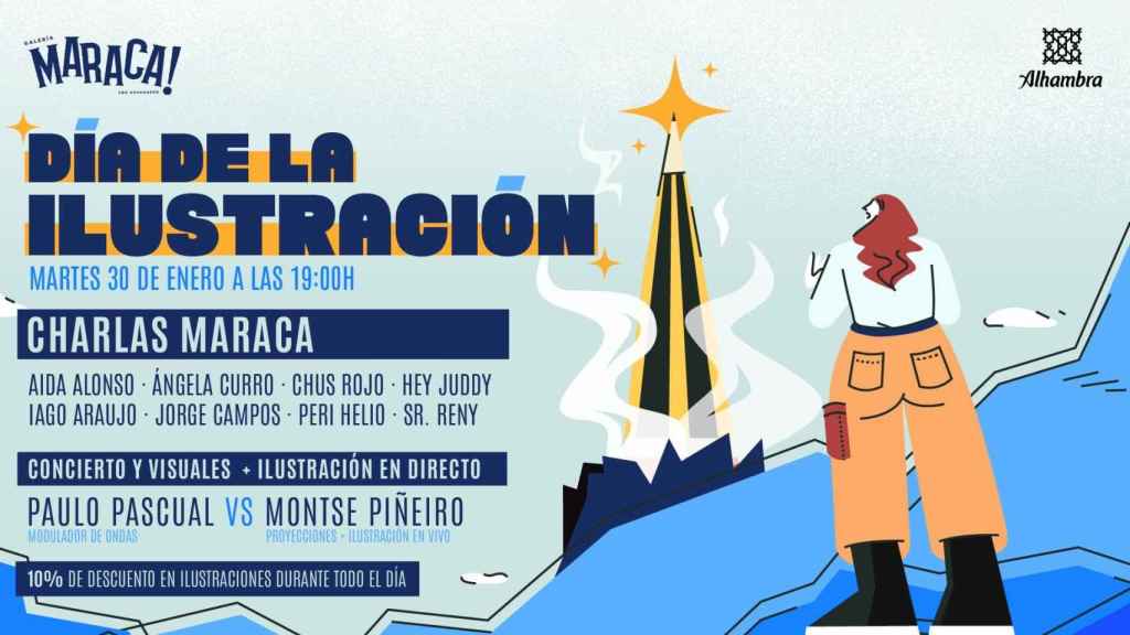 Cartel del evento por el Día de la Ilustración.