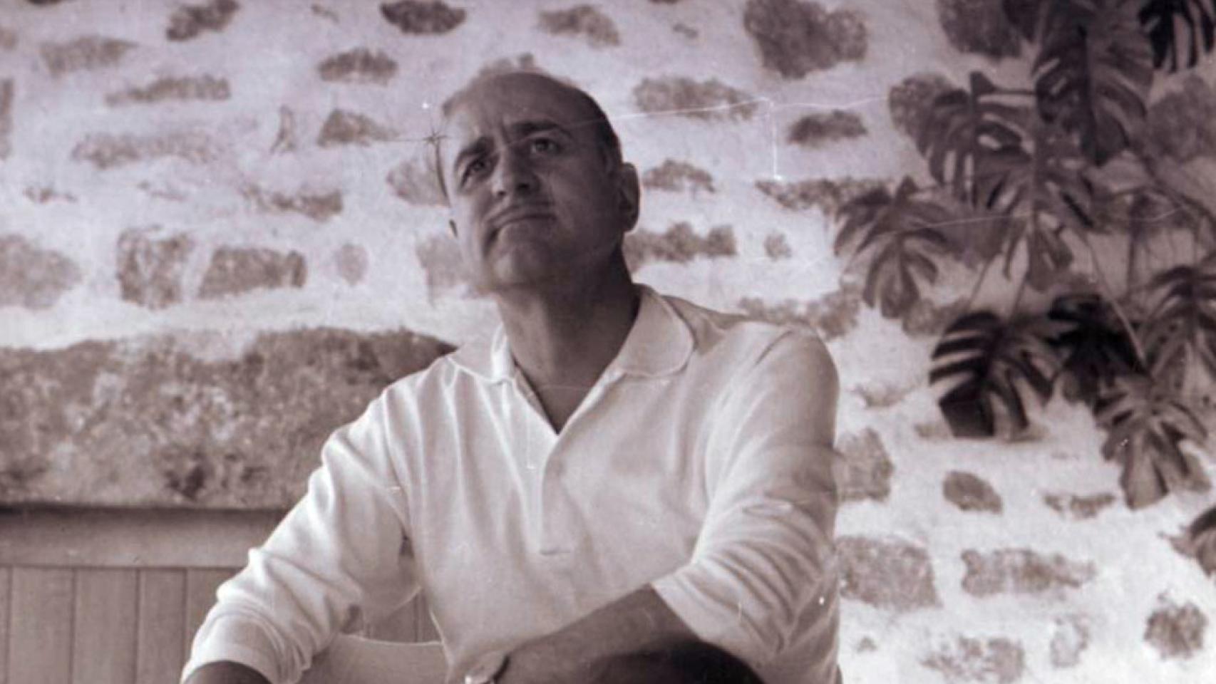 Miguel Fisac en su casa del Cerro del Aire. Foto: Cortesía de la Fundación Miguel Fisac