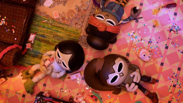 Frame de 'Becarias', el cortometraje animado de tres valencianas que optan a los Goya. EE