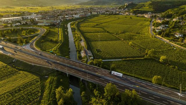 Una autopista propiedad de Abertis.