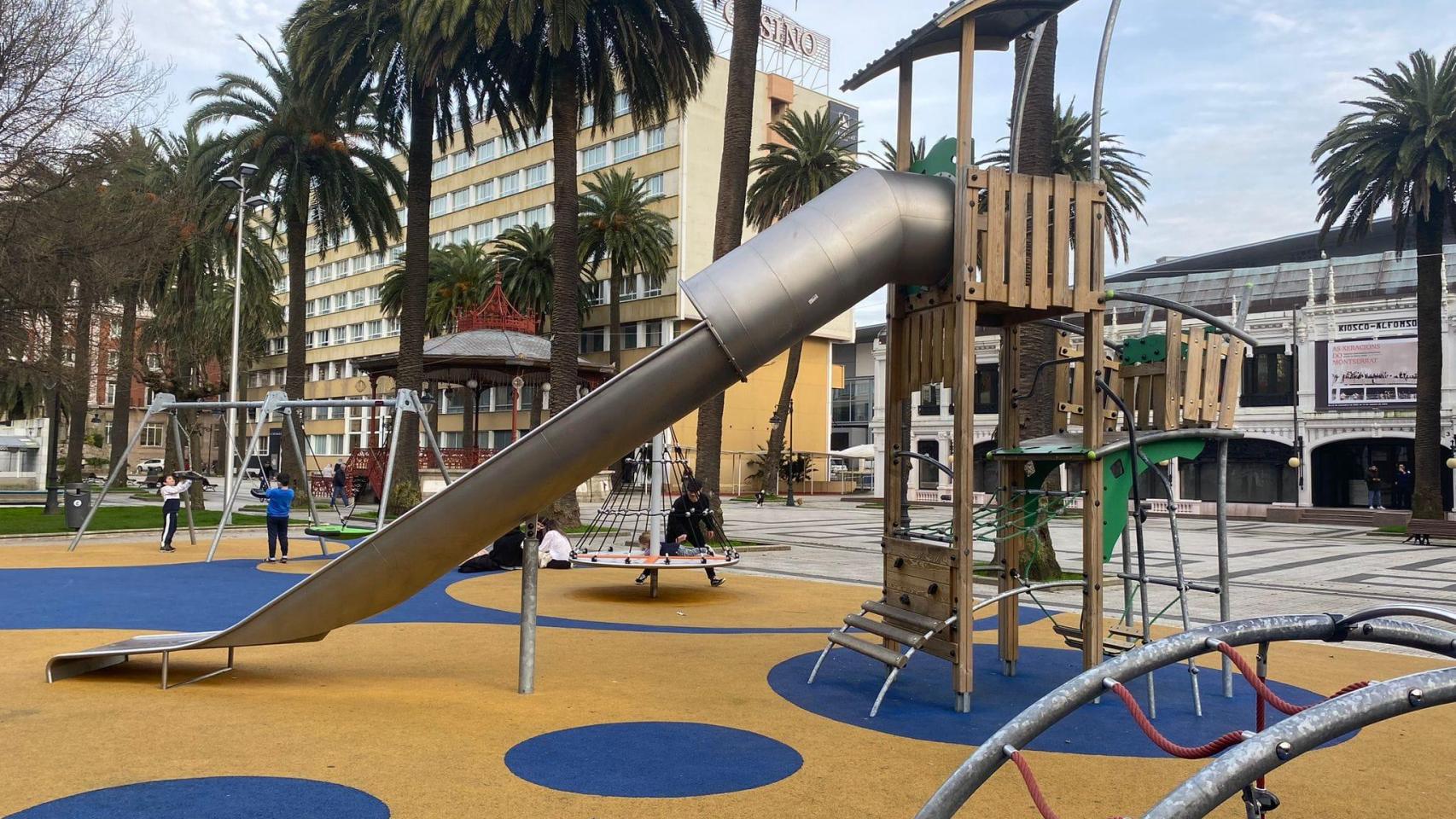 Parque infantil de los Jardínes de Méndez Núñez en una imagen de archivo