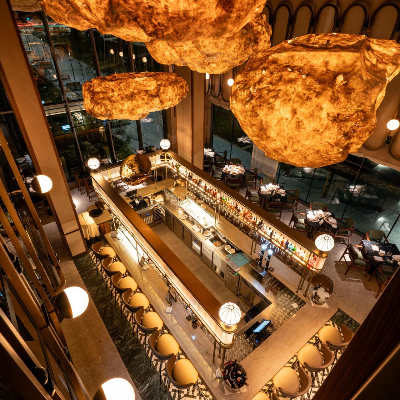 El interior de La Máquina Caleido.