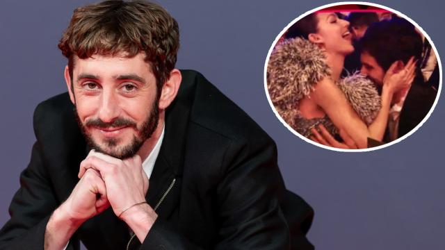 El actor Enric Auquer junto a Úrsula Corberó y Quim Gutiérrez en un montaje de EL ESPAÑOL.