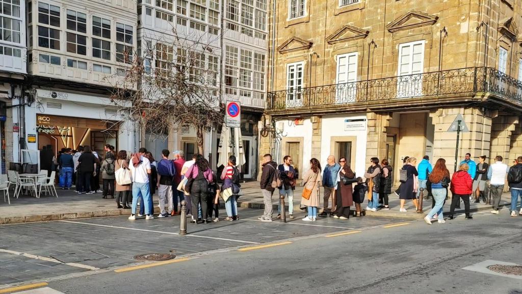 Colas en las heladerías de A Coruña