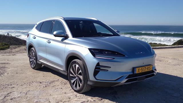 Versión probada del BYD Seal U en los alrededores de Lisboa (Portugal).