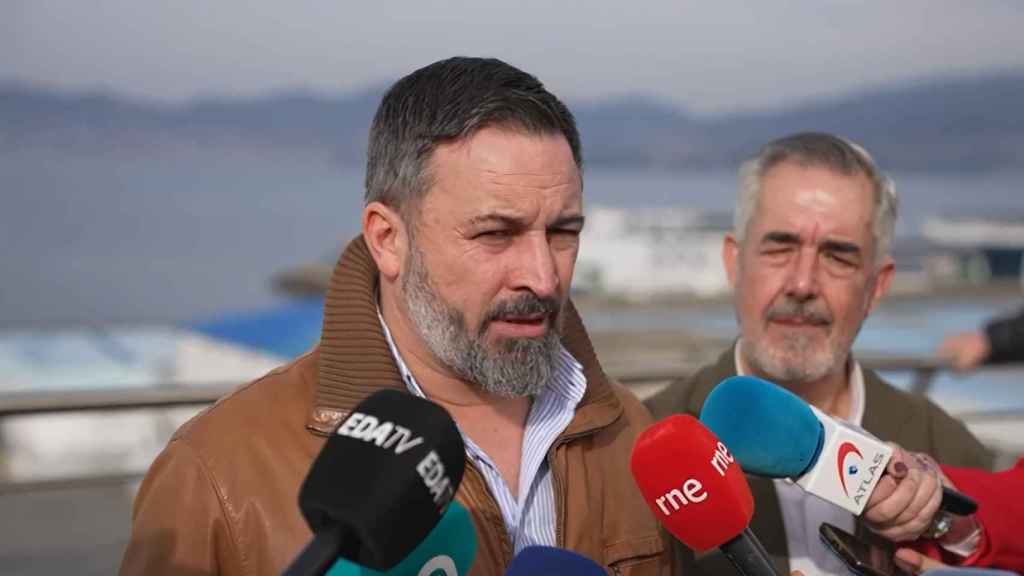 Abascal en el acto de Vigo