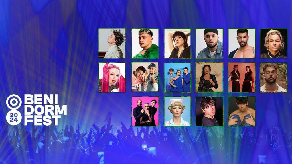 Cartel promocional del Benidorm Fest 2024.
