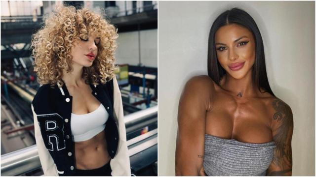 A la izquierda, Sheila Casas. A la derecha, Alba Casillas.