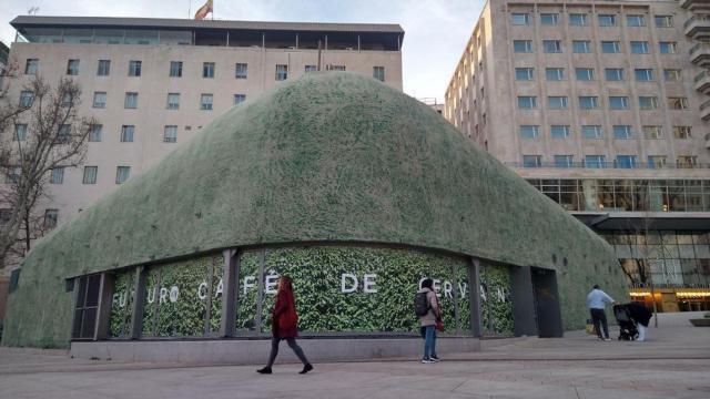 Así será la cafetería con terraza de Plaza de España que ya tiene fecha de apertura.