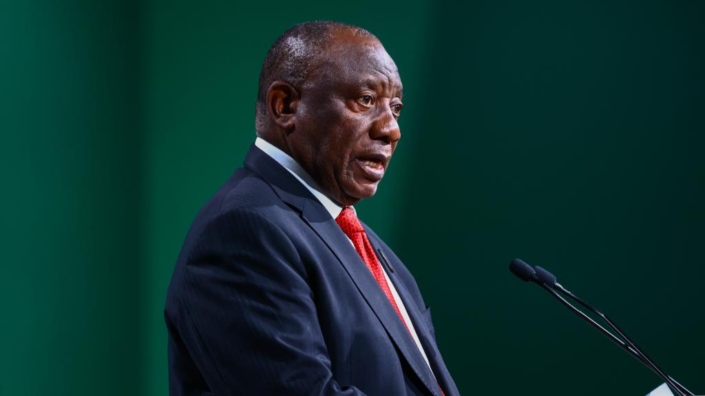 El presidente de Sudáfrica, Cyril Ramaphosa, en una imagen de archivo.