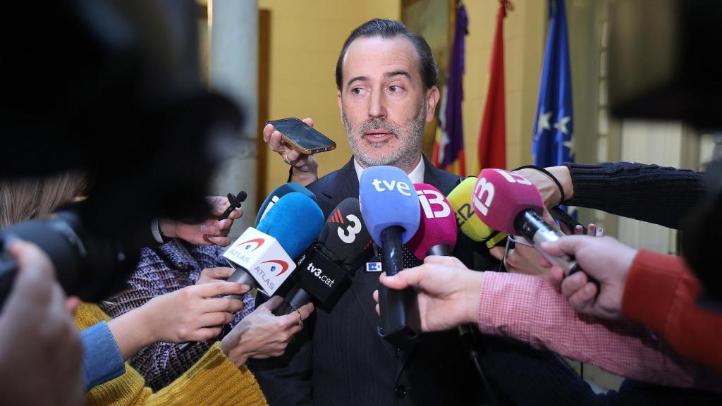 Gabriel Le Senne, presidente del Parlamento balear, este pasado lunes.