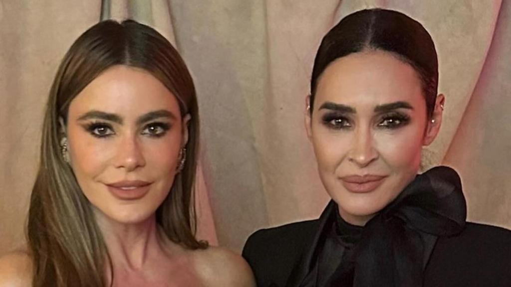 Vicky Martín Berrocal y Sofía Vergara, en una imagen de sus redes sociales.