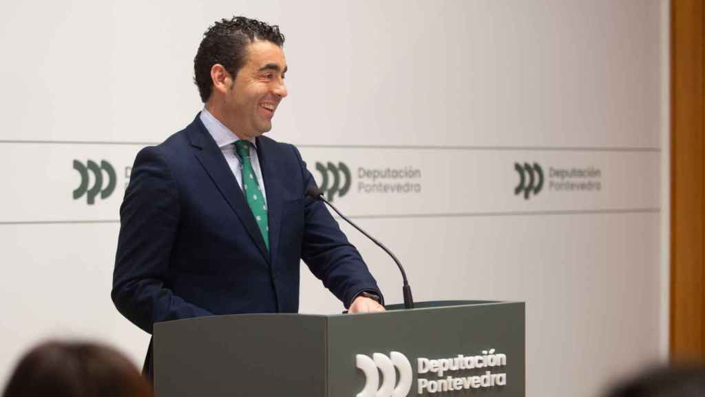 Luis López, presidente de la Diputación de Pontevedra.