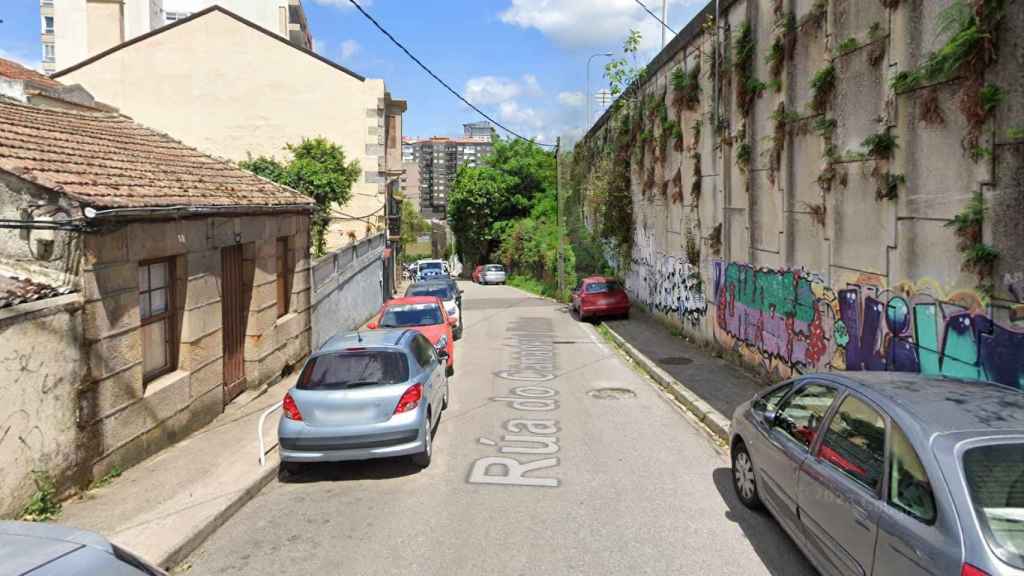 Imagen de la calle Canadelo Baixo.