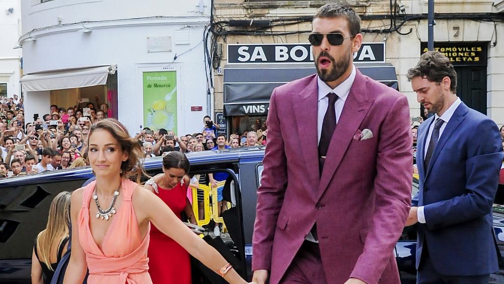 Marc Gasol y Cristina Blesa en una imagen de archivo.