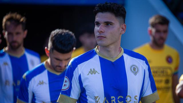 Alberto Retuerta en su primera etapa en el Hércules.