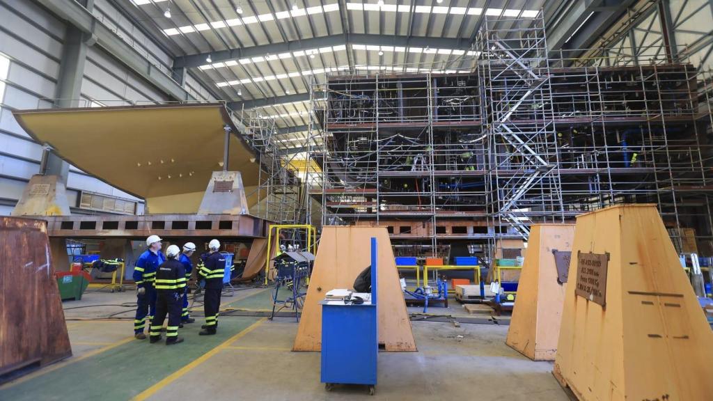 El programa se lleva a cabo en los astilleros de la ciudad naval