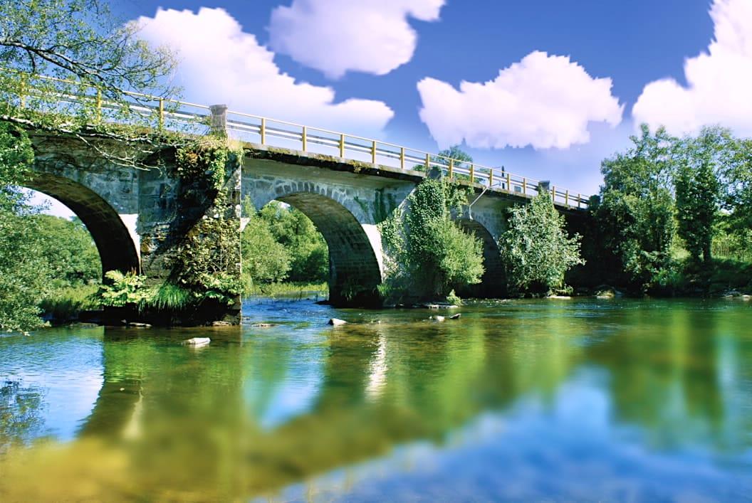 Vista del entorno de A Ponte Olveira. Foto: Turismo de Galicia