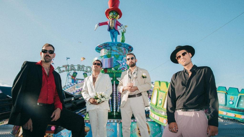 La banda gallega The Rapants.