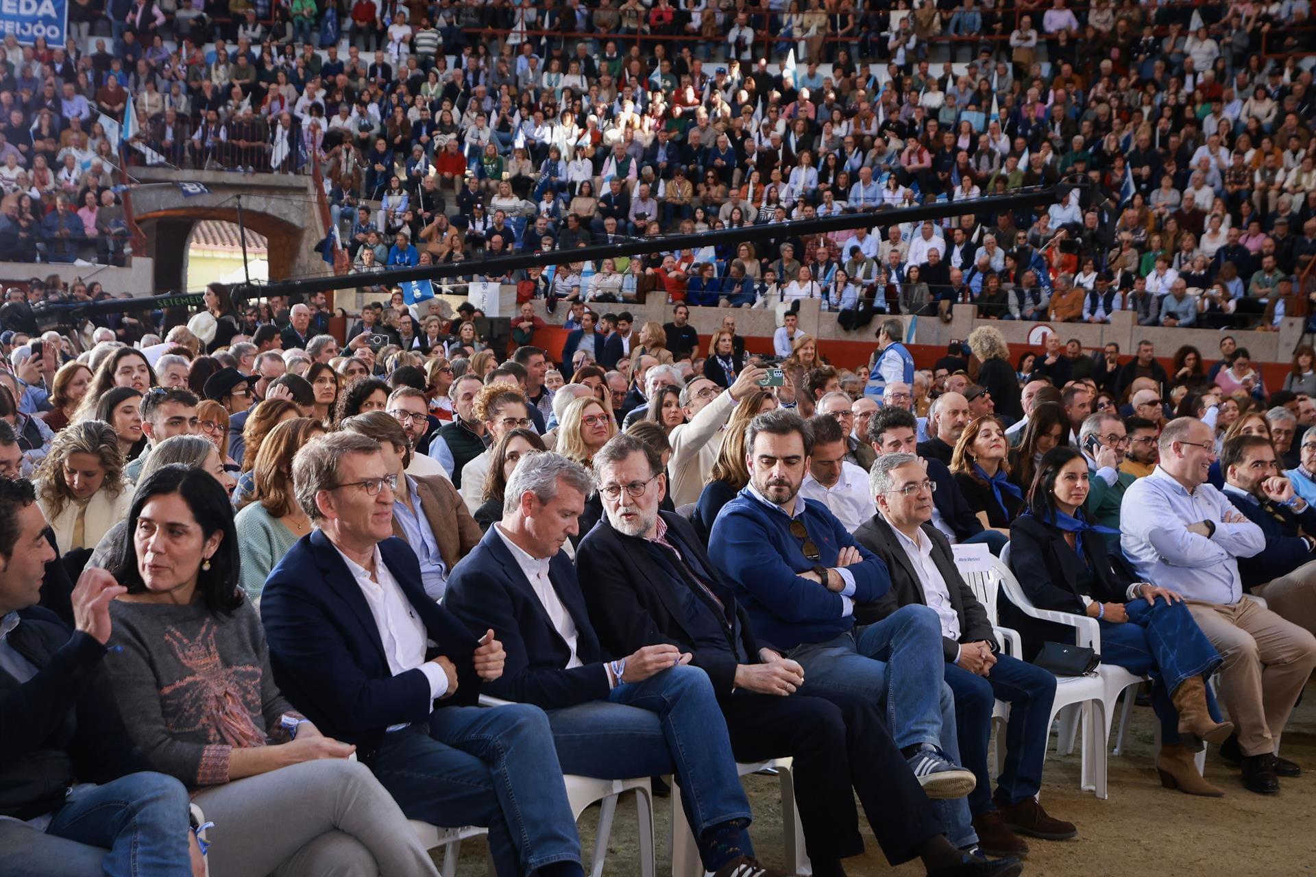 Acto del PP hoy en Pontevedra (Beatriz Ciscar – Europa Press).