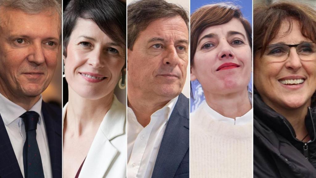 Los candidatos a la Presidencia de la Xunta que participan en el debate de CRTGV.