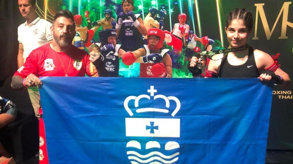 Alicia Chamorro, campeona del Mundo de Muaythai