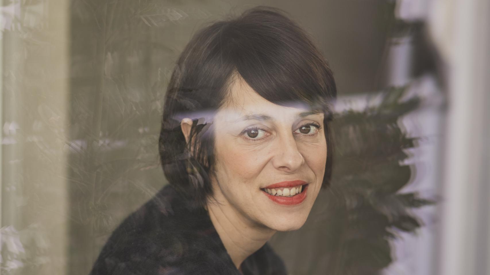 Estibaliz Urresola en el Room Mate Macarena de Gran Vía. Foto: Javier Carbajal