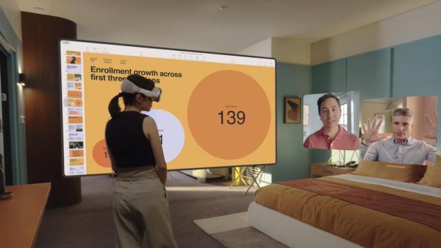 El peso de las Apple Vision Pro supone un problema para la productividad.