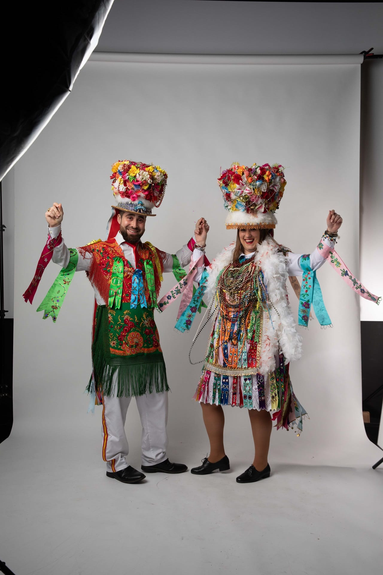 Making off del Entroido de Cobres (Cedida).