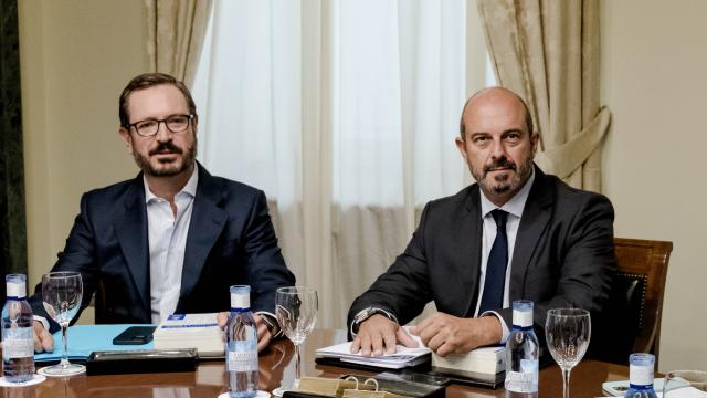 Pedro Rollán y Javier Maroto, en una imagen reciente.