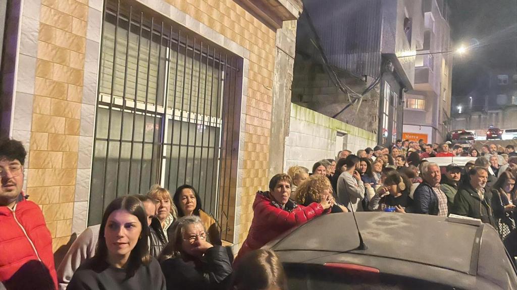 Concentración en Monte Alto esta martes.