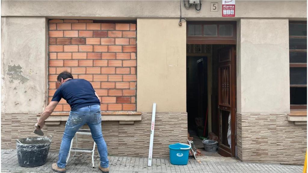 El narcopiso de Monte Alto el día en el que se tapió