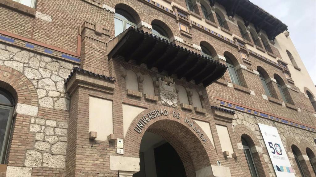 Edificio del rectorado de la Universidad de Málaga.