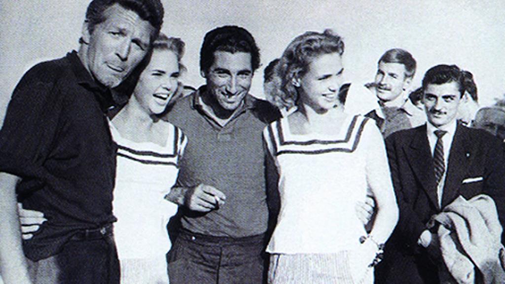 Alfonso de Portago, en una fiesta de la época