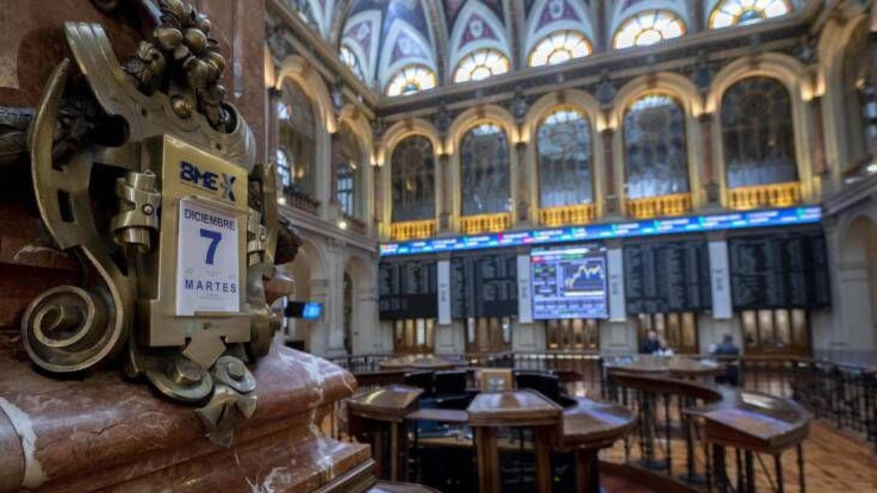 El calendario del Palacio de la Bolsa de Madrid muestra la fecha del 7 de diciembre.