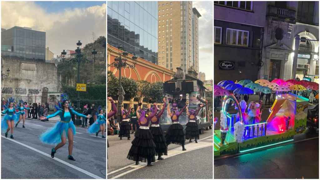Desfile de comparsas de Vigo.