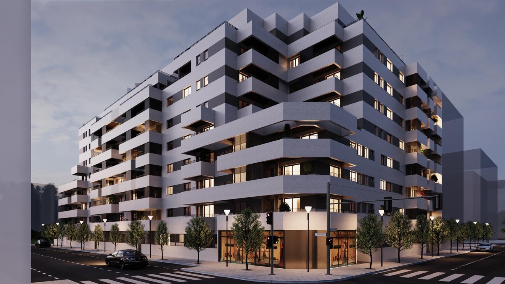 Promoción de Habitat en Paseo Berrocales.