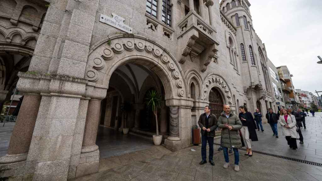 Visita del conselleiro de Cultura, Román Rodríguez, a la presentación del Año Palacios.