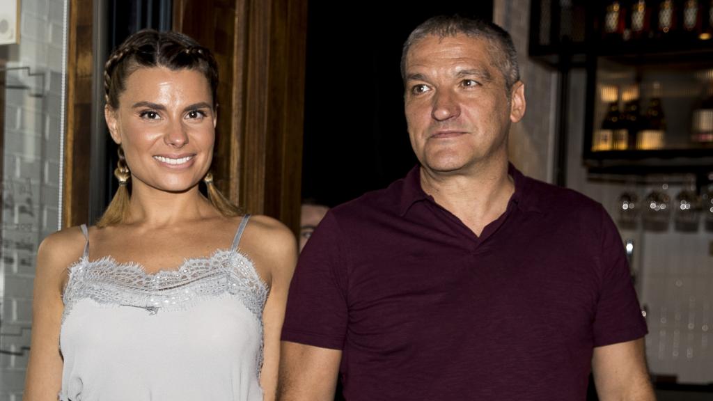 Gustavo González y María Lapiedra en una fotografía tomada en mayo de 2018, meses después de oficializar su amor.