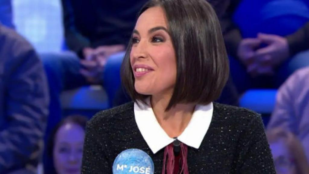 La modelo, actriz, presentadora y empresaria María José Besora en el programa Pasapalabra.