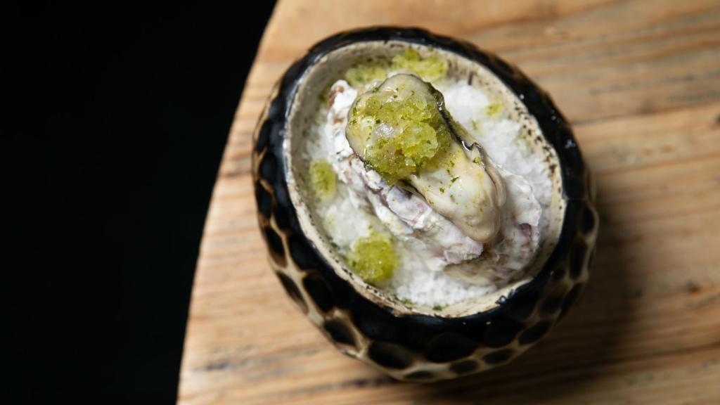 Perletes frappe al aguachile.