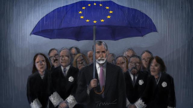 Satisfacción de los jueces por el respaldo del Rey a que ejecuten lo juzgado con independencia