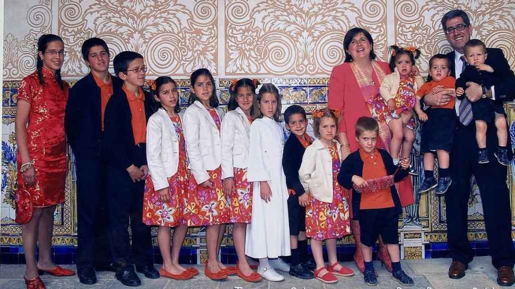 Los Postigo Pich de pequeños.