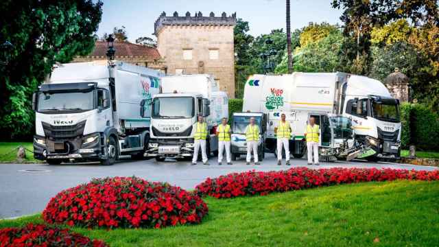 Vehículos de limpieza de  FCC en VIgo.