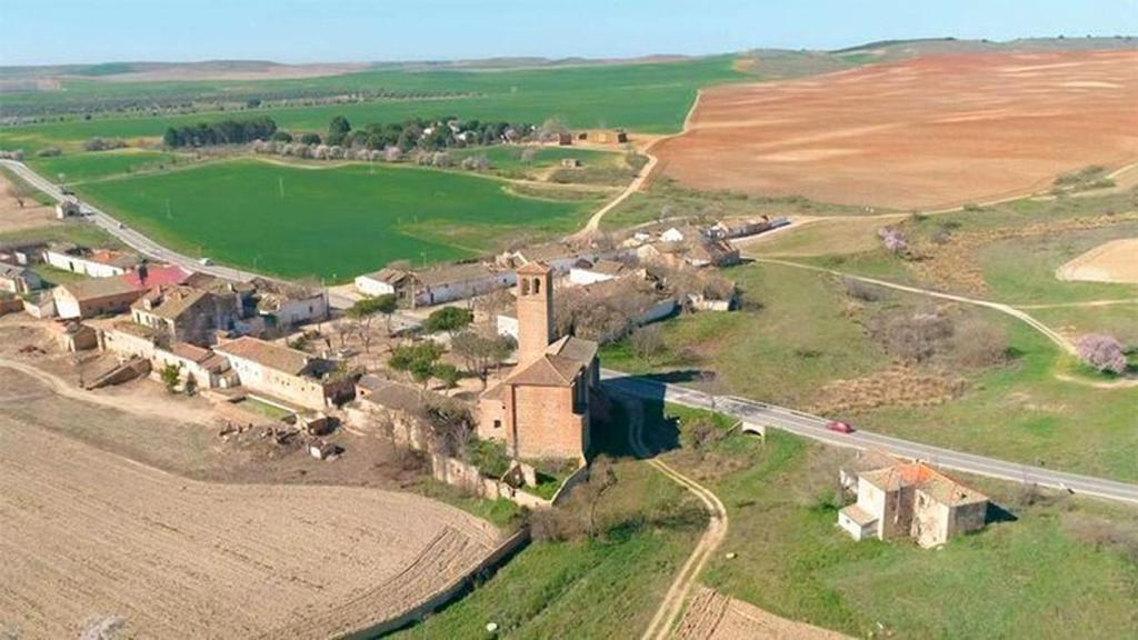 Vista aérea de Fresno de Torote (Madrid).