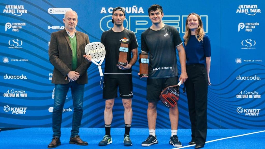 La primera edición del circuito profesional Ultimate Padel Tour de A Coruña ya tiene ganadores