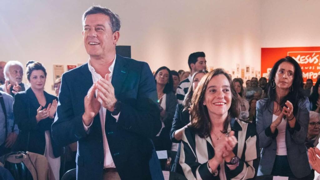 Besteiro e Inés Rey en una imagen de archivo.