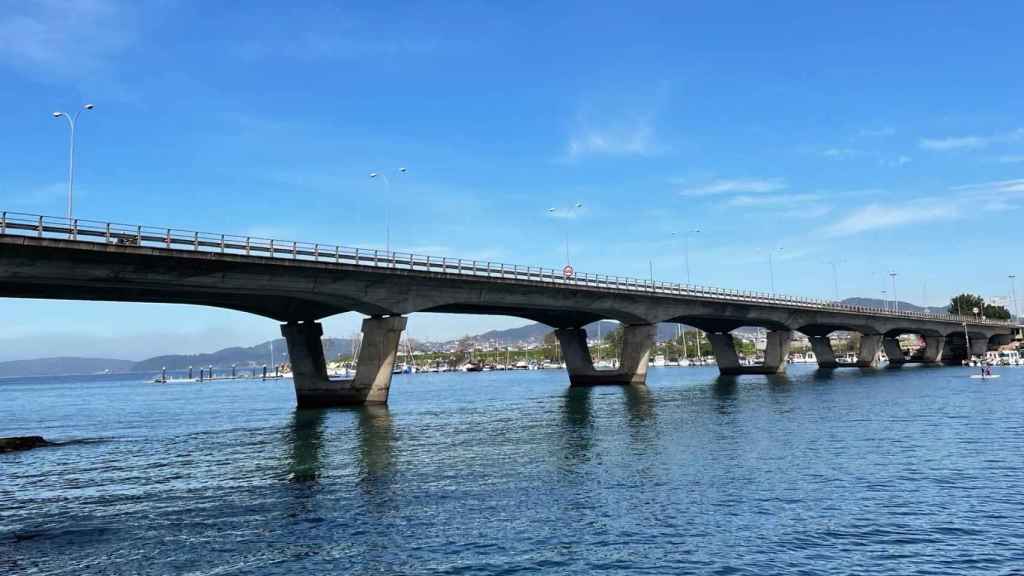 Imagen del puente de Bouzas.